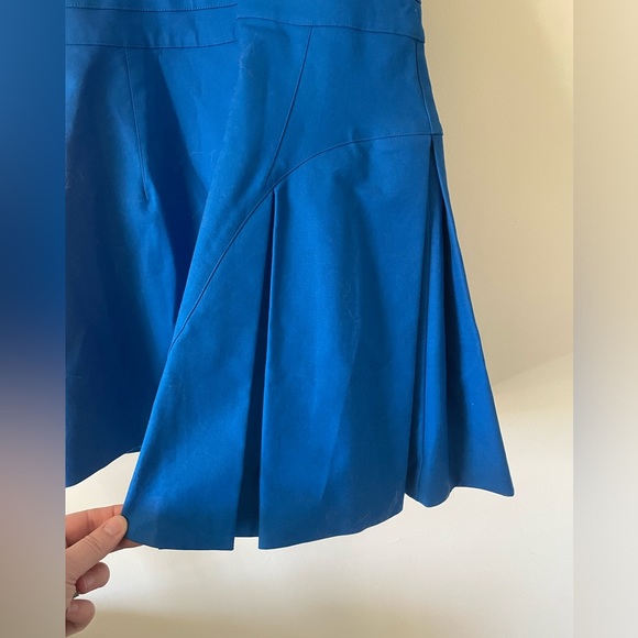 DEREK LAM 10 CROSBY Electric Blue Sleevless Dress - Picture 8 of 9